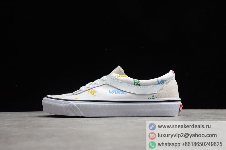Vans Bold Ni Vans LOGO White VN0A3WLP1BS1 Unisex Skate Shoes